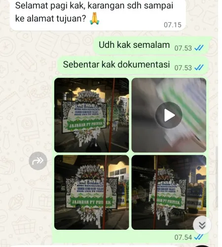Pengiriman Papan Bunga Selamat Wonopringgo