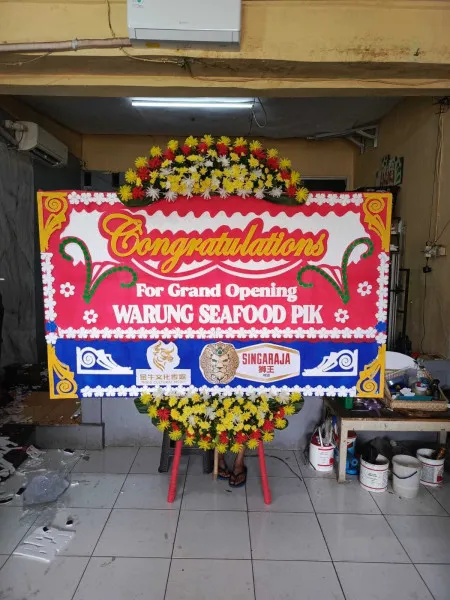 Papan Bunga Ucapan Selamat Wonopringgo